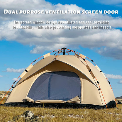 4-Person Quick-Open Waterproof Tent