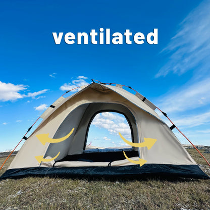 4-Person Quick-Open Waterproof Tent