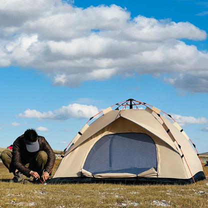 4-Person Quick-Open Waterproof Tent