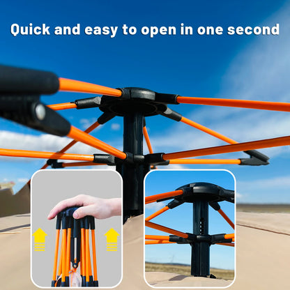 4-Person Quick-Open Waterproof Tent