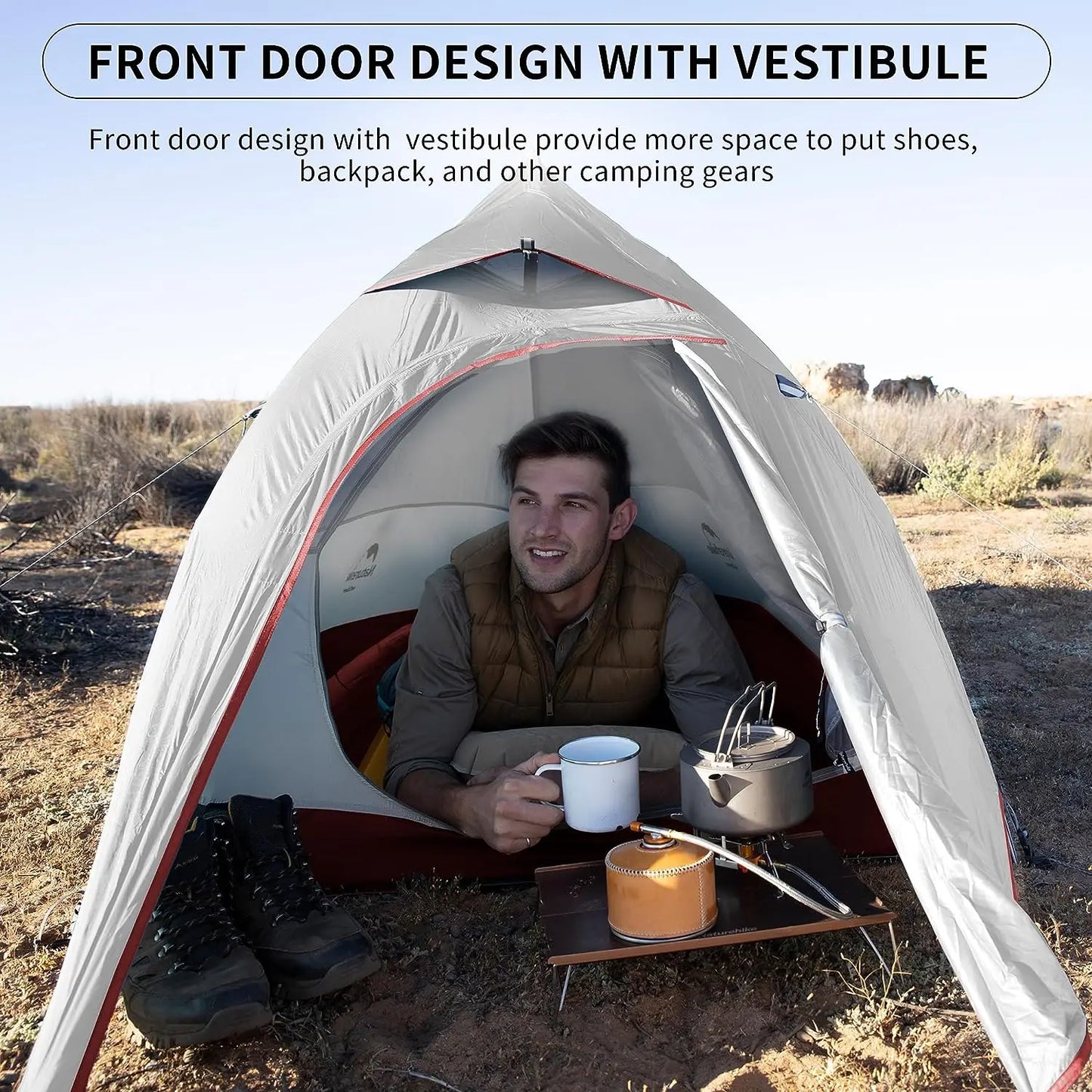 Ultralight 1-Person Camping Tent