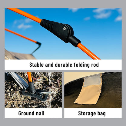 4-Person Quick-Open Waterproof Tent