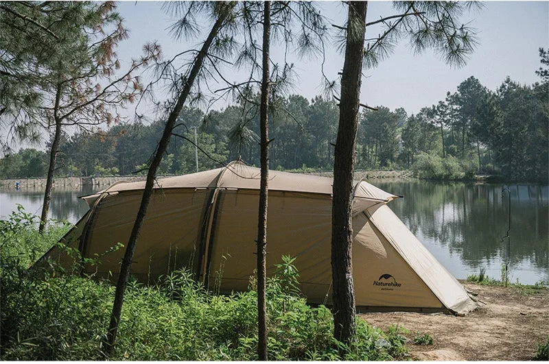 Tunnel Tent – Spacious 4~6 Person Family Shelter for All Seasons