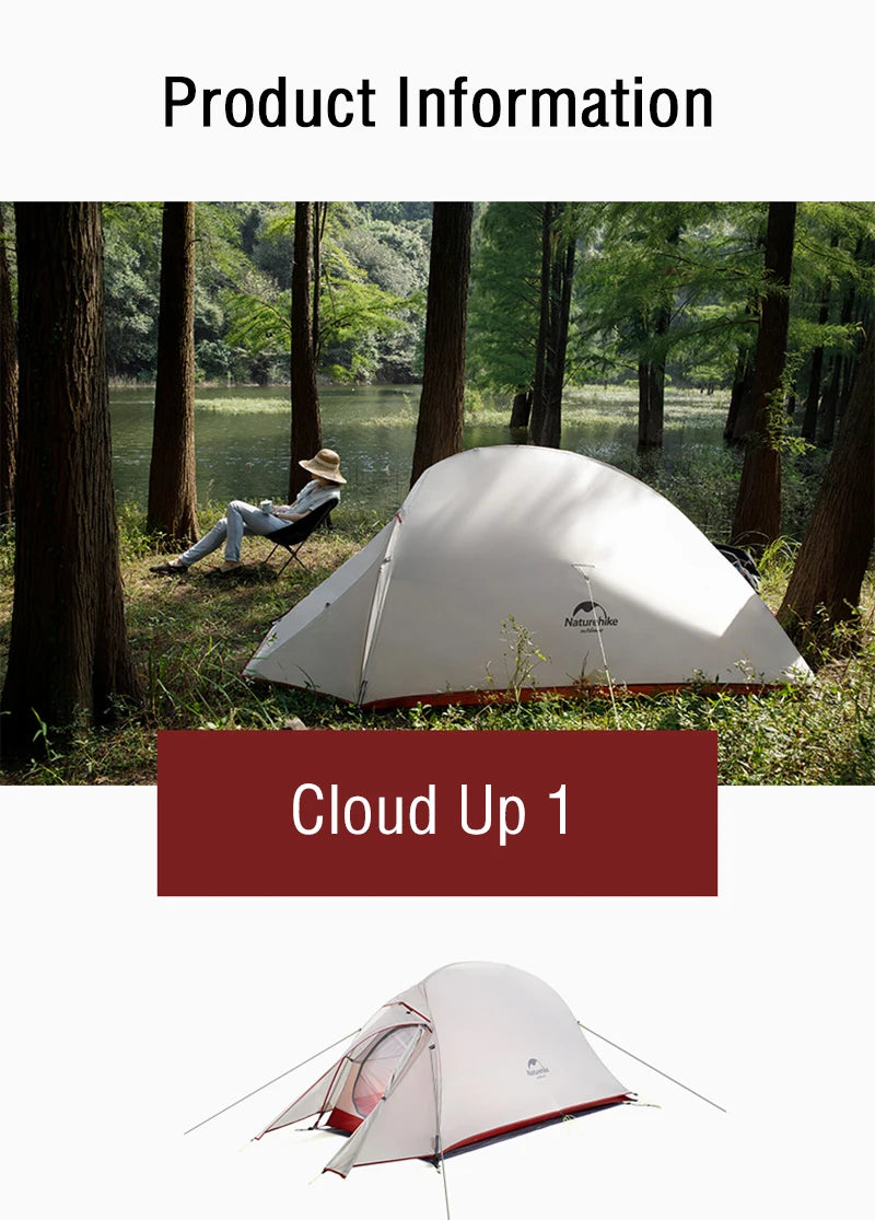Ultralight 1-Person Camping Tent
