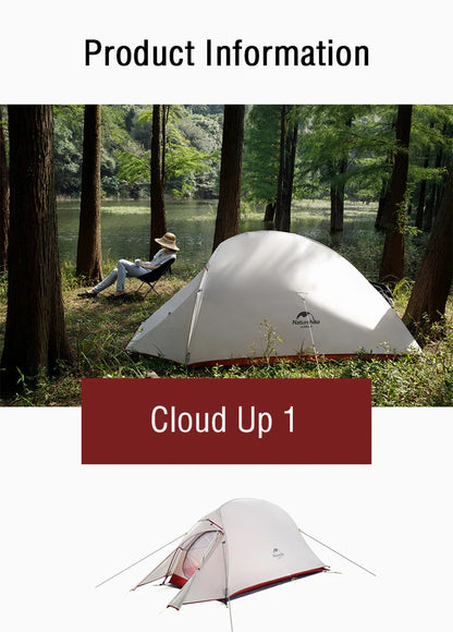Ultralight 1-Person Camping Tent