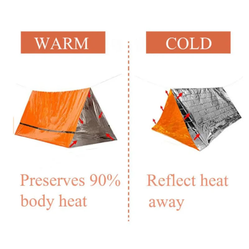 2-Person Waterproof Emergency Camping Tent