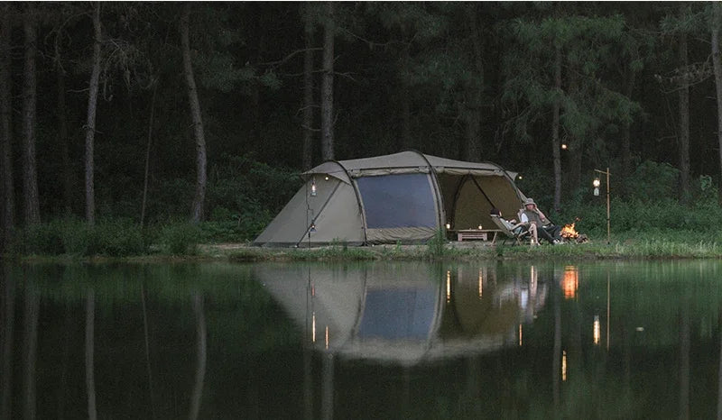 Tunnel Tent – Spacious 4~6 Person Family Shelter for All Seasons