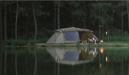 Tunnel Tent – Spacious 4~6 Person Family Shelter for All Seasons