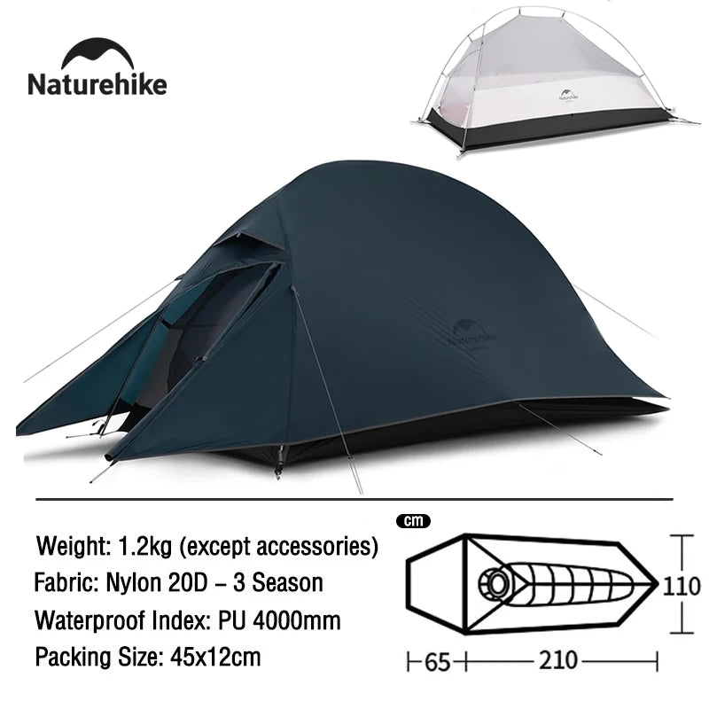 Ultralight 1-Person Camping Tent