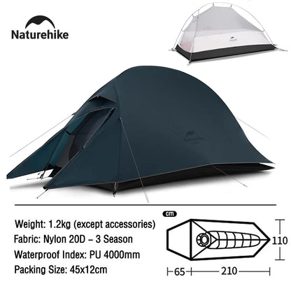 Ultralight 1-Person Camping Tent